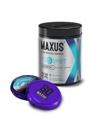 Гладкие презервативы Maxus G spot с двойной спиралью - 15 шт. - Maxus - купить с доставкой в Омске