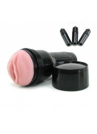Мастурбатор-вагина Fleshlight - Vibro Pink Lady Touch с вибрацией - Fleshlight - в Омске купить с доставкой