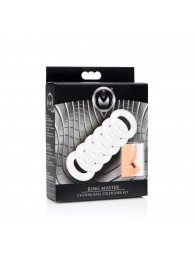 Комплект из 6 прозрачных эрекционных колец Ring Master Custom Ball Stretcher Kit - XR Brands - в Омске купить с доставкой