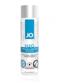 Возбуждающий лубрикант на водной основе JO Personal Lubricant H2O Warming - 120 мл. - System JO - купить с доставкой в Омске