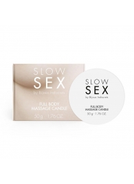 Массажная свеча для всего тела Slow Sex - 50 гр. - Bijoux Indiscrets - купить с доставкой в Омске