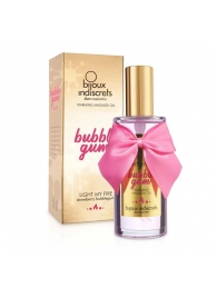 Разогревающее массажное масло Light My Fire Bubble Gum с ароматом бабл-гам - 100 мл. - Bijoux Indiscrets - купить с доставкой в Омске