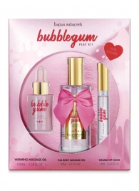 Набор средств для массажа и ласк Bubblegum Play Kit - Bijoux Indiscrets - купить с доставкой в Омске