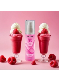 Съедобное массажное масло Kiss Land Raspberry Sorbet - 75 мл. - THE LUFF - купить с доставкой в Омске