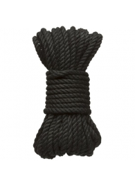 Черная верёвка для связывания и фиксации Bind Tie - 9,14 м. - Doc Johnson - купить с доставкой в Омске