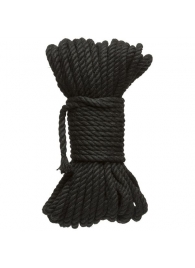 Черная верёвка для связывания и фиксации Bind Tie - 15,24 м. - Doc Johnson - купить с доставкой в Омске
