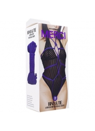 Фиолетовая верёвка для связывания и фиксации Bind Tie - 9,14 м. - Doc Johnson - купить с доставкой в Омске