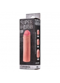 Фаллоудлинитель SUPER HERO Casanova - 18 см. - Lola Games - в Омске купить с доставкой