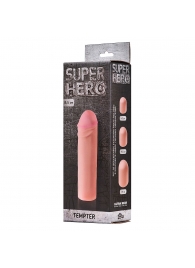 Фаллоудлинитель SUPER HERO Tempter - 16 см. - Lola Games - в Омске купить с доставкой