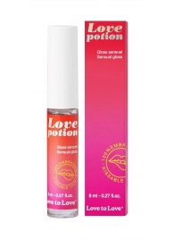 Возбуждающий блеск для губ Love Potion - 8 мл. - Love to Love - купить с доставкой в Омске