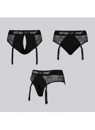 Трусики для фиксации насадок Strap-on-me Harness Lingerie Diva XS - Strap-on-me - купить с доставкой в Омске