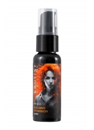 Гель с эффектом вибрации Volcano Of Passion со вкусом вишни - 25 мл. - Erotist Lubricants - купить с доставкой в Омске