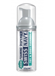 Очищающая пенка для игрушек и тела Toy   Body Cleaner Foamer - 47 мл. - Swiss navy - купить с доставкой в Омске