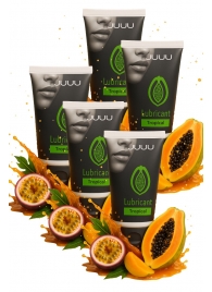 Набор из 5 съедобных лубрикантов JUJU со вкусом тропических фруктов - JuJu - купить с доставкой в Омске