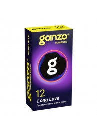 Презервативы с анестетиком для продления удовольствия Ganzo Long Love - 12 шт. - Ganzo - купить с доставкой в Омске