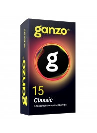 Классические презервативы с обильной смазкой Ganzo Classic - 15 шт. - Ganzo - купить с доставкой в Омске