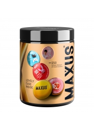 Точечные презервативы MAXUS 2000 Amazing Dots с железным кейсом - 15 шт. - Maxus - купить с доставкой в Омске