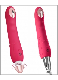 Малиновая насадка на душ с вибрацией Showers to orgasm - 20,1 см. - Orion - купить с доставкой в Омске