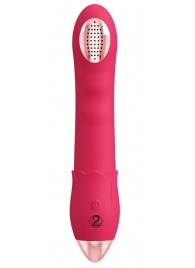 Малиновая насадка на душ с вибрацией Showers to orgasm - 20,1 см. - Orion - купить с доставкой в Омске