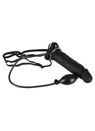 Полый страпон с эффектом увеличения Inflatable Strap-On - 18,5 см. - Orion - купить с доставкой в Омске