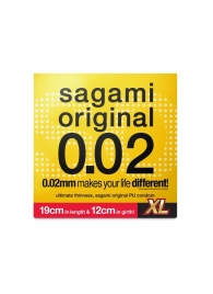 Презерватив увеличенного размера Sagami Original 0.02 XL-size - 1 шт. - Sagami - купить с доставкой в Омске