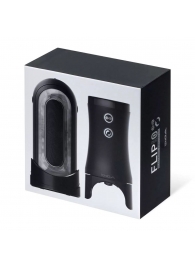 Набор Tenga Flip Zero Electronic Vibrotation: мастурбатор с вибрацией и устройство вращения - Tenga - в Омске купить с доставкой