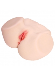Мастурбатор-полуторс с двойным слоем материала Jenny Onahole Real Vagina - KOKOS - в Омске купить с доставкой
