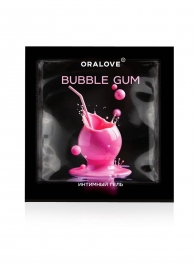 Саше съедобной оральной смазки OraLove с ароматом бабл-гам - 3 гр. - Биоритм - купить с доставкой в Омске