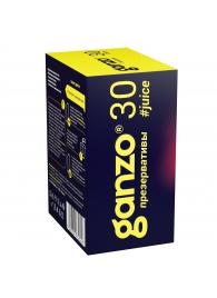 Ароматизированные презервативы Ganzo Juice - 30 шт. - Ganzo - купить с доставкой в Омске