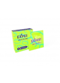 Ультратонкие презервативы Expert Invisible - 3 шт. - Expert - купить с доставкой в Омске