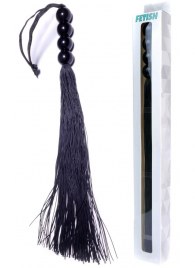 Черная силиконовая плеть - 37 см. - Boys of Toys - купить с доставкой в Омске