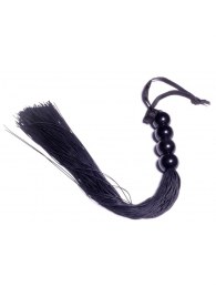 Черная силиконовая плеть - 37 см. - Boys of Toys - купить с доставкой в Омске