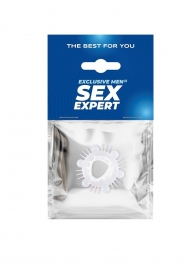 Стимулирующая насадка на пенис с несколькими видами рельефа - Sex Expert - в Омске купить с доставкой