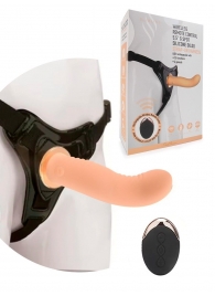 Женский вибрострапон со съемной насадкой и пультом ДУ - Erokay - купить с доставкой в Омске