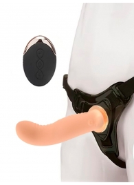 Женский вибрострапон со съемной насадкой и пультом ДУ - Erokay - купить с доставкой в Омске