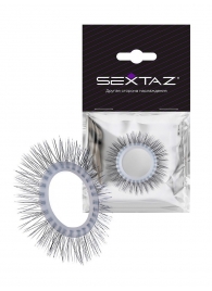 Круглое эрекционное кольцо с «ресничками» - Sextaz - в Омске купить с доставкой