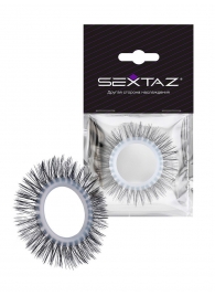 Круглое эрекционное кольцо с длинными «ресничками» - Sextaz - в Омске купить с доставкой