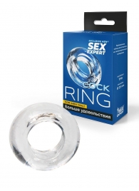 Прозрачное эрекционное кольцо-бублик - Sex Expert - в Омске купить с доставкой