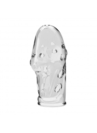 Прозрачная насадка на пенис Booker - 8 см. - Baile - в Омске купить с доставкой