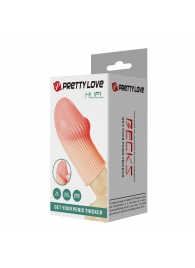 Телесная насадка на пенис Huel - 9 см. - Baile - в Омске купить с доставкой