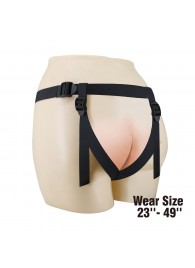 Черные трусики харнесс с платформой Caludio I - Baile - купить с доставкой в Омске