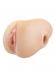 Телесный мастурбатор-вагина Pussy Pounder Squeeze Stroker - Pipedream - в Омске купить с доставкой