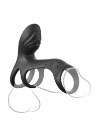 Черная насадка на пенис Ultimate Couples Cage Pro - Pipedream - в Омске купить с доставкой