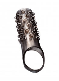 Дымчатая насадка на пенис с выпуклостями - 12 см. - Sex Expert - в Омске купить с доставкой