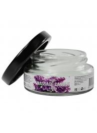 Массажная свеча «Сирень» - 50 мл. - SGAN - купить с доставкой в Омске