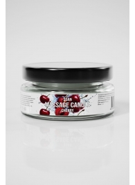 Массажная свеча «Спелая вишня» - 50 мл. - SGAN - купить с доставкой в Омске