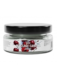 Массажная свеча «Спелая вишня» - 50 мл. - SGAN - купить с доставкой в Омске