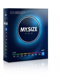 Презервативы MY.SIZE размер 72 - 3 шт. - My.Size - купить с доставкой в Омске