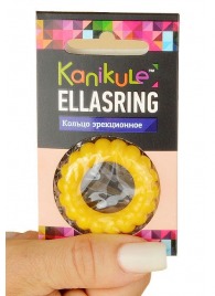 Цветное рельефное эрекционное кольцо Ellasring - Sitabella - в Омске купить с доставкой