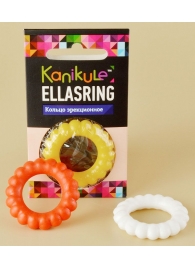 Цветное рельефное эрекционное кольцо Ellasring - Sitabella - в Омске купить с доставкой